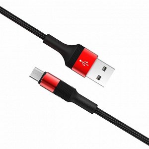 Кабель USB - micro USB Borofone BX21 Outstanding  100см 2,4A (red)