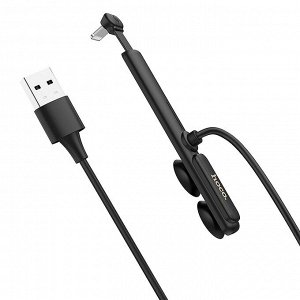 Кабель USB - Apple lightning Hoco U51  120см 2A (black)