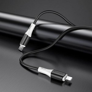 Кабель Type-C - Apple lightning Borofone BX79 PD 20W 100см   (black)