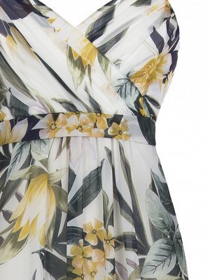 Платье Lining:97%Viscose-3%Elastane Main part:100%Polyester / белый,черный, аква