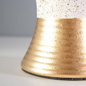 Настольная лампа "Джина" Е14 40Вт бело-золотой 22х22х30 см RISALUX