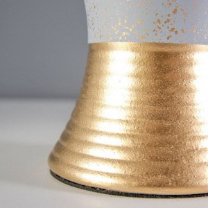 Настольная лампа "Джина" Е14 40Вт серо-золотой 22х22х30 см RISALUX