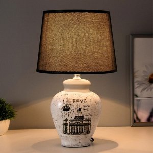 Лампа настольная керамика "Римская империя" Е14 220В 39х25х25 см