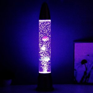 Светильник "Ракета" LED, лава, аквариум h=60 см