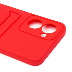 Чехол-накладка - SC315 с картхолдером для "OPPO realme C33" (red)