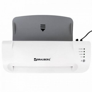 Ламинатор BRAUBERG SILVER MAX A4, толщина пленки 60-200 мкм, скорость 32 см/мин., 532624