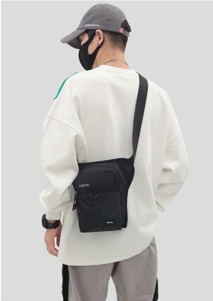 Мужская сумка через плечо / Поясная сумка, оксфорд, 26 х 16 х 8 см.