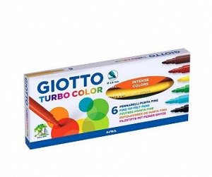 Фломастеры 6цв Giotto Turbo Color Fila 415000