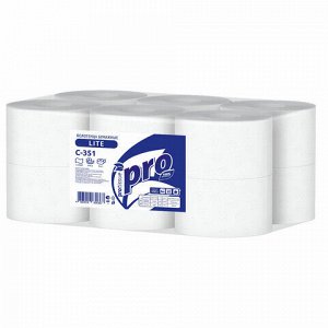 Полотенца бумажные с центральной вытяжкой 275 м PROtissue (M2) COMFORT, 1-слойные, с перфорацией, КОМПЛЕКТ 6 рулонов, C351