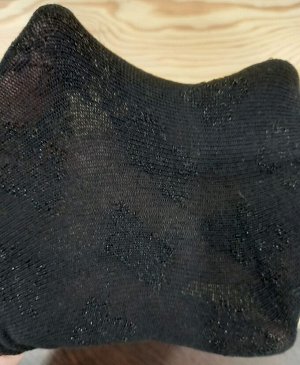 Носки женские хлопок с люрексом цвет Черный