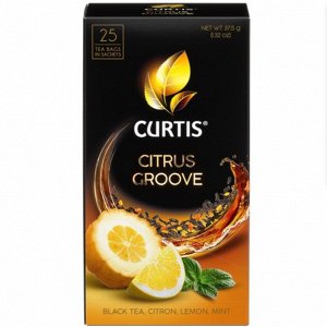 Чай Curtis Citrus Groove 1.5гр*25 пак. черный