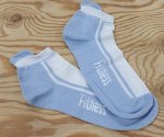 Носки женские укороченные для занятий спортом цвет Голубой