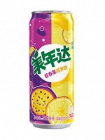 Газированный напиток со вкусом маракуйи и ананаса Mirinda / Миринда 330 мл