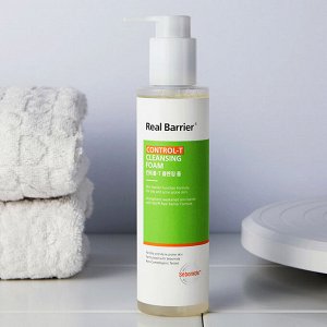 Real Barrier Очищающая гель-пенка для проблемной кожи Control-T Cleansing Foam