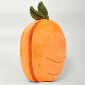 Мягкая игрушка-обнимашка кролик морковка, говорящий 💋 I LOVE YOU, 25см