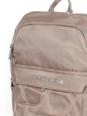 Рюкзак жен текстиль CF-2320,  2отд,  4внут+3внеш/ карм,  капучино SALE 256569