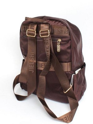Рюкзак жен текстиль JLS-8102,  1отд,  5внеш+5внут карм,  коричневый 256438