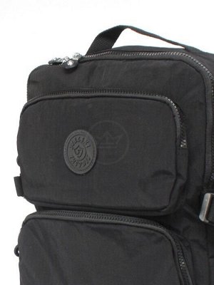 Рюкзак жен текстиль JLS-HQ-1004,  1отд,  6внеш+3внут карм,  черный SALE 256425