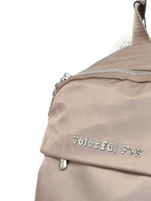 Рюкзак жен текстиль CF-2324,  1отд,  4внут+6внеш/ карм,  капучино 256578