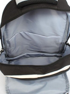 Рюкзак MF-366,  молодежный,  2отд,  1внутр+4внеш.карм,  черный/серый 256486