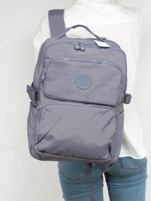 Рюкзак жен текстиль JLS-HQ-1004,  1отд,  6внеш+3внут карм,  серый 256428