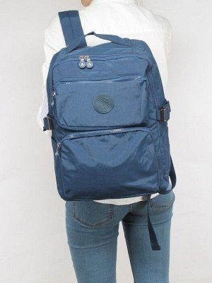 Рюкзак жен текстиль JLS-HQ-1004,  1отд,  6внеш+3внут карм,  синий 256429