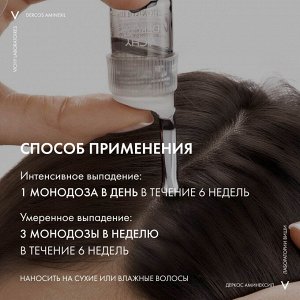 Виши, Аминексил Про Интенсивное ср-во против выпадения волос для женщин 21 ампула, Vichy