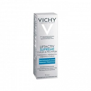 Виши, Лифтактив Сыворотка 10 Глаза & Ресницы 15 мл, Vichy