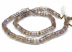 Бусины из аметрина диски 7*4мм, 41см, 103 бусины, 34,4г