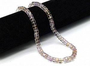 Бусины из аметрина диски 7*4мм, 41см, 198 бусин, 38,2г