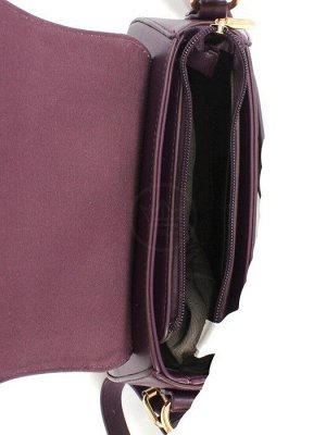 Сумка женская искусственная кожа DJ-СМ 6710-PURPLE,  1отд,  плечевой ремень,  фиолетовый 255987