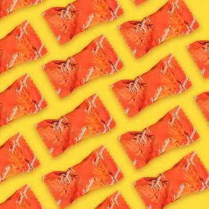 Конфеты глазированные "Кокосовые с начинкой "Апельсин", 140 г