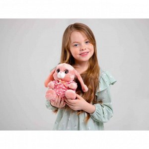 Мягкая игрушка «Зайка Ла-Пу-Ля в камбинизоне», цвет розовый, 20 см