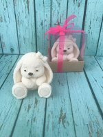 Шоколадная фигура Зайка милашка с бантом 90гр