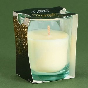 Зимнее волшебство Новогодняя свеча в стакане «Роскошного года», аромат жасмин