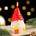 Свеча декоративная &quot;Игрушечный гном&quot;, 5,1х5,1х8 см 9675755
