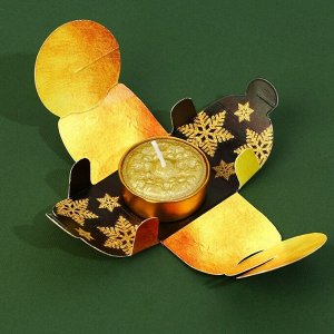 Свеча чайная «Золотой дракон», без аромата, d = 4 см