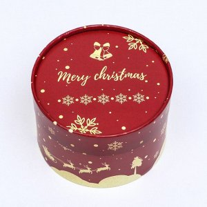 Коробка Merry Christmas and Happy New Year завальцованная без окна 13?8.5 см
