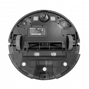 Робот-пылесос Centek CT-2721, 32 Вт, сухая/влажная уборка, 0.68/0.35 л, чёрный