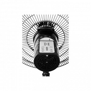 Вентилятор Centek CT-5024 Black, напольный, 65 Вт, 44.5 см, 4 скорости, чёрный