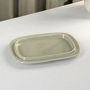 Маслёнка керамическая «Домик в деревне» 18,5*12,5*5,5 см
