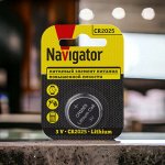 Батарейка литиевая NAVIGATOR 93 822 NBT-CR2025-BP1