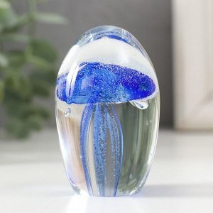 Сувенир стекло пресс-папье "Медуза" под муранское стекло МИКС 6,5х4х4 см