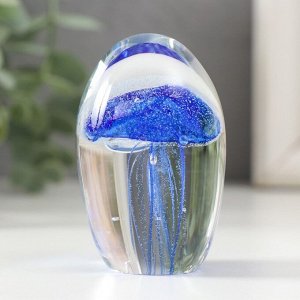 Сувенир стекло пресс-папье "Медуза" под муранское стекло МИКС 6,5х4х4 см
