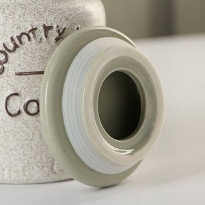Набор банок керамических для сыпучих продуктов «Домик в деревне», 3 предмета: 750 мл