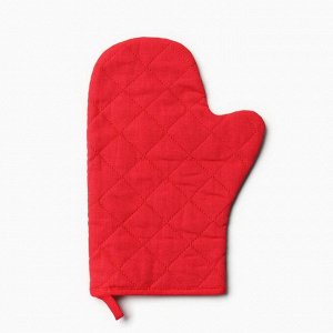 Набор кухонный «Доляна»: варежка 20x28 см, прихватка 17x17 см, 35% хлопок, 65% п/э
