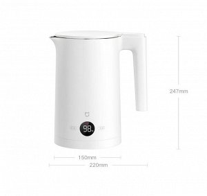 Чайник Xiaomi Mijia Thermostatic Electric Kettle 2 MJHWSH03YM Евровилка