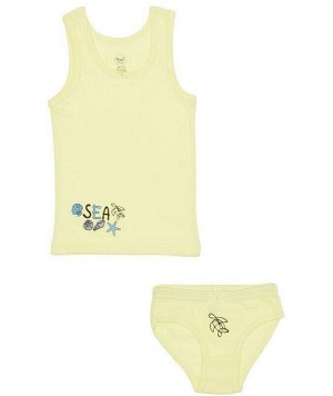 Комплект белья для девочки "Sea" (майка, трусики)