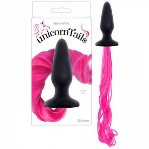 Анальная пробка с хвостом Unicorn Tails от NS Novelties, 10 см