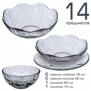 Набор стеклянной посуды  BLACK DIAMOND